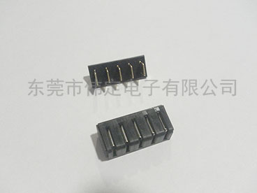 5.0mm 间距5PIN 刀片式电池连接器 公母配套