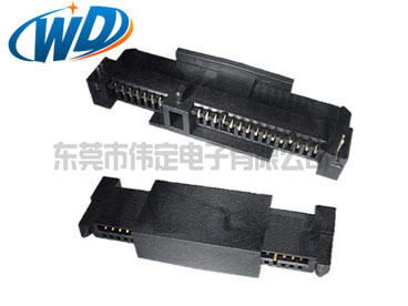 泰科贴片7+15 22PIN 硬盘连接器SATA TYCO SMT母头高5.85mm